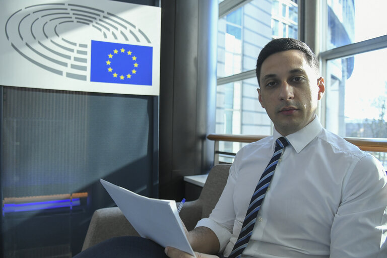 Vlad GHEORGHE in the EP in Brussels