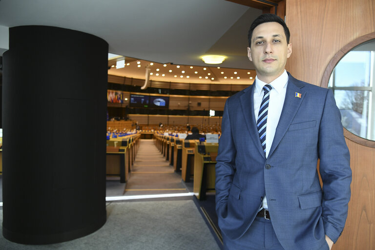 Vlad GHEORGHE in the EP in Brussels