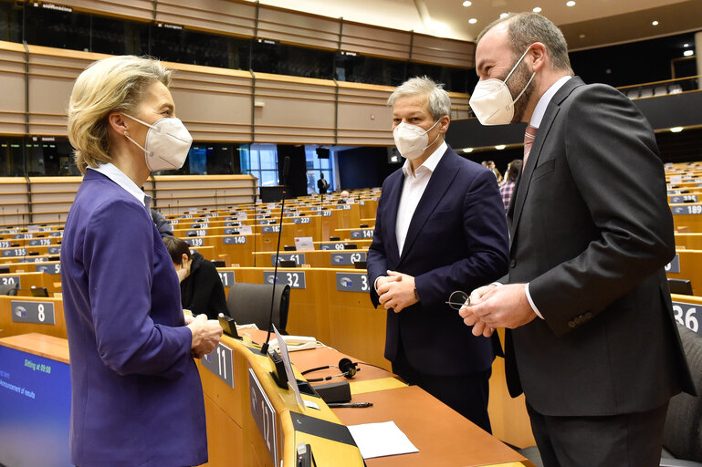 Foto 45: EP plenary session -  The state of play of the EU's COVID-19 Vaccination Strategy