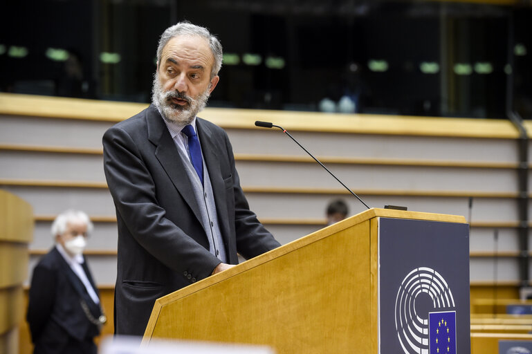 Photo 24: EP plenary session-  Visit of the VPC/HR to Russia in the light of the recent crackdown on protestors and the opposition