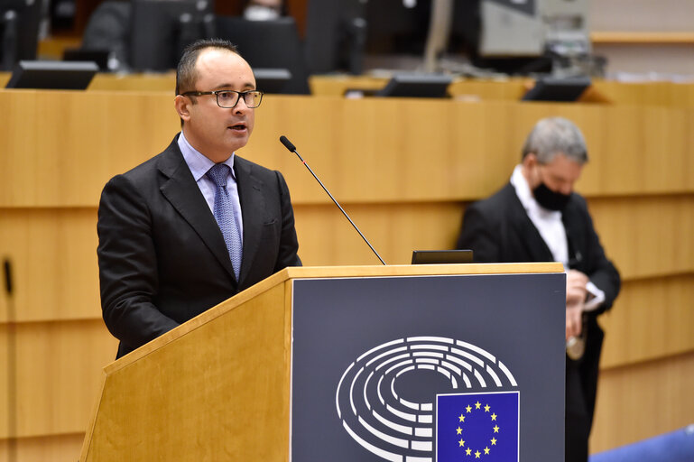 Fotografia 34: EP plenary session -  The state of play of the EU's COVID-19 Vaccination Strategy