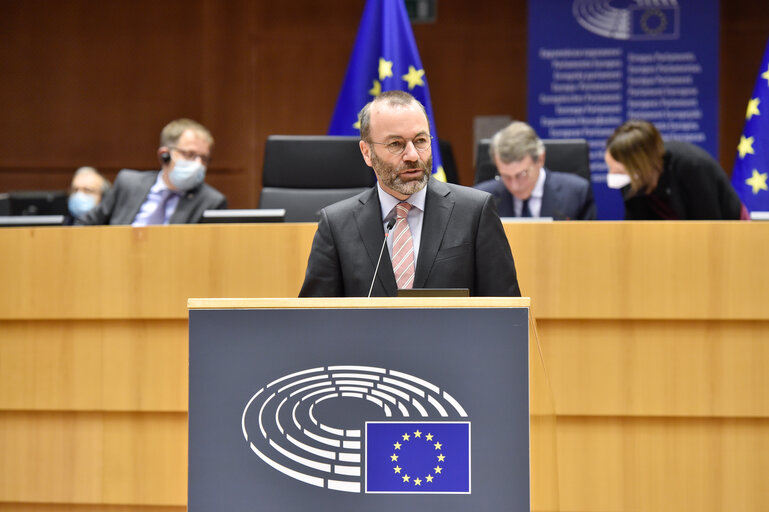 Foto 29: EP plenary session -  The state of play of the EU's COVID-19 Vaccination Strategy