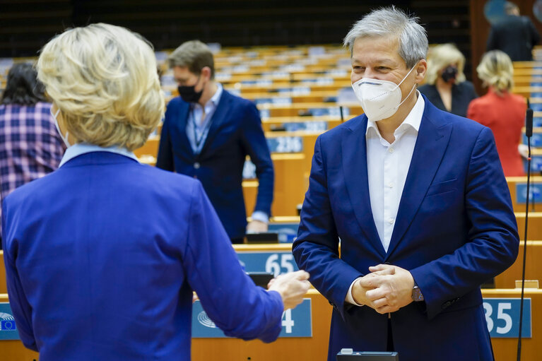 Fotografija 22: EP plenary session - The state of play of the EU's COVID-19 Vaccination Strategy