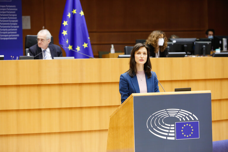 Fotografija 3: EP plenary session-  Implementation Article 43 Asylum Procedures Directive