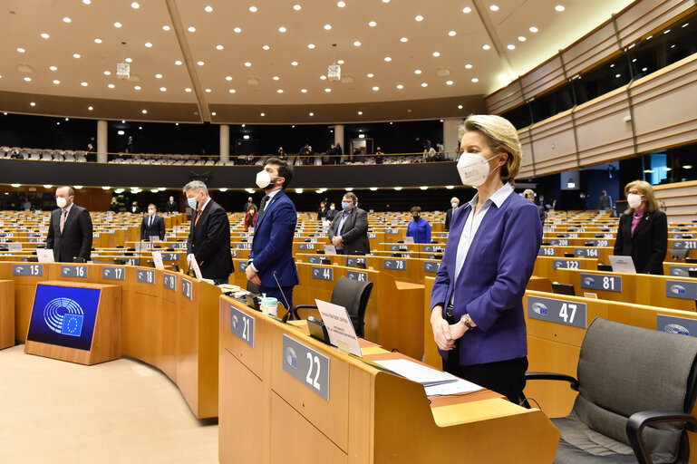 Foto 43: EP plenary session -  The state of play of the EU's COVID-19 Vaccination Strategy