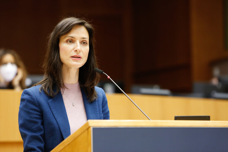 Fotografija 1: EP plenary session-  Implementation Article 43 Asylum Procedures Directive