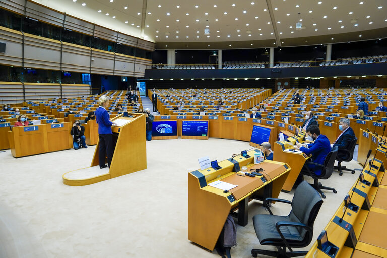 Fotografija 13: EP plenary session - The state of play of the EU's COVID-19 Vaccination Strategy