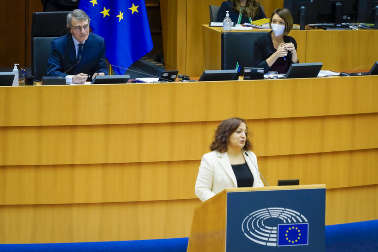 Fotografija 10: EP plenary session - The state of play of the EU's COVID-19 Vaccination Strategy