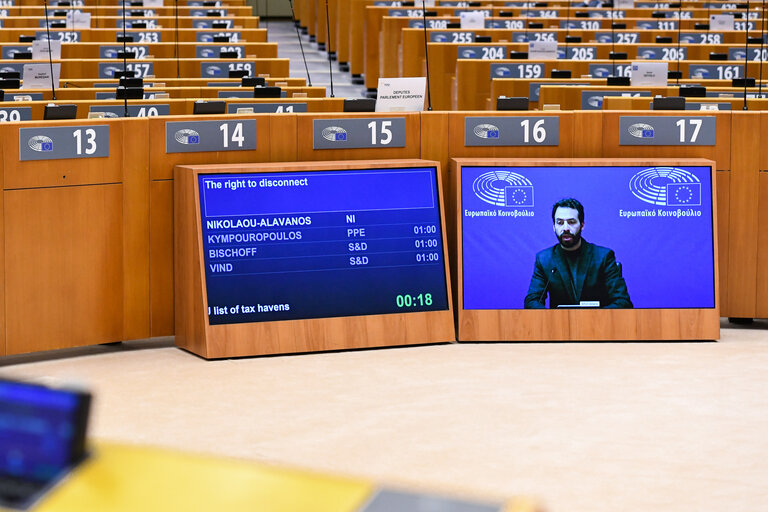 EP plenary session - The right to disconnect