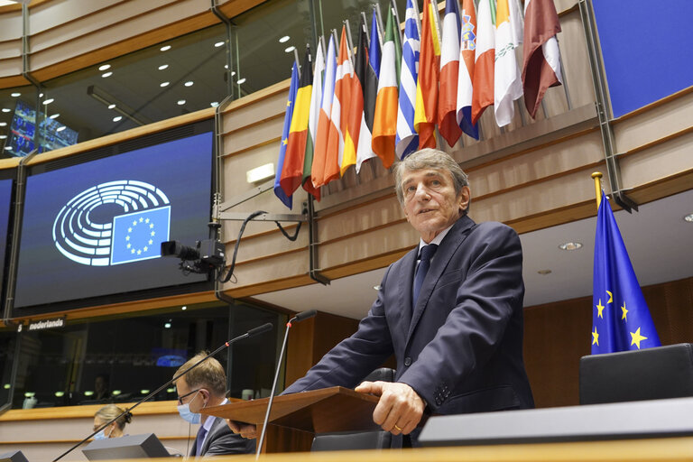 EP Plenary session - Resumption of session and order of business