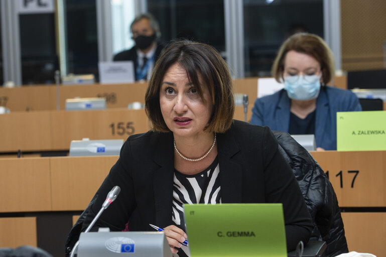 Chiara GEMMA at the European Parliament in Brussels