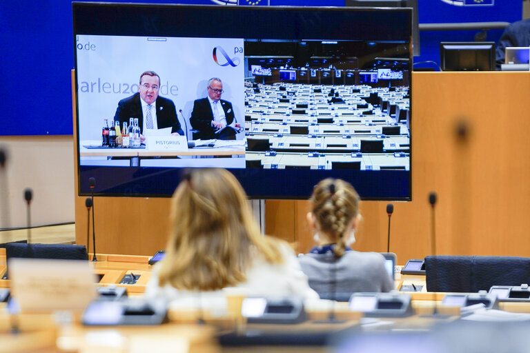 Joint Parliamentary Scrutiny Group on the European Union Agency for Law Enforcement Cooperation (Europol)- Boris PISTORIUS, German Minister of Interior for Lower Saxony