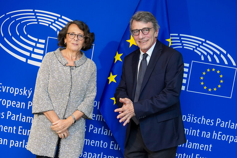 David SASSOLI, EP President meets with Marina SERENI, Vice Minister of Foreign Affairs