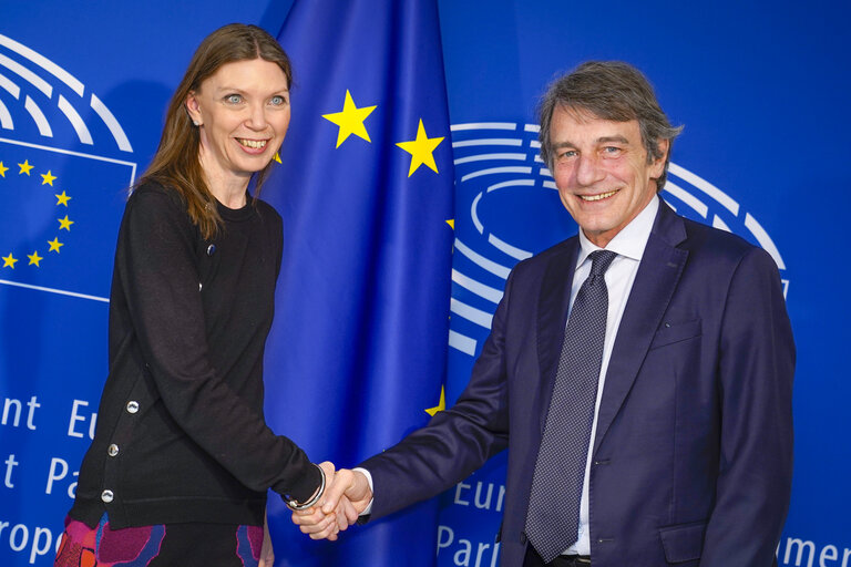 David SASSOLI, EP President meets with Aileen McLEOD