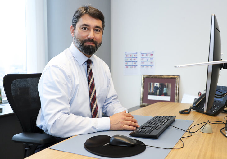 Balazs HIDVEGHI in the EP in Brussels