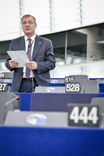 Oscar LANCINI in the EP in Strasbourg