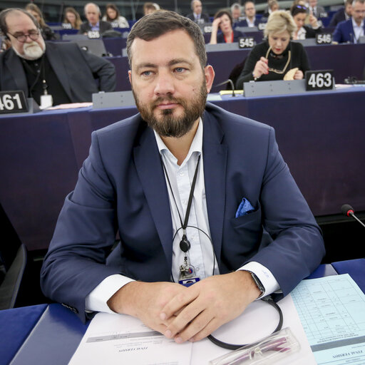 Zdjęcie 6: Marek BALT in the EP in Strasbourg