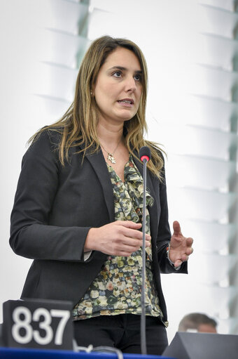 Laura FERRARA in the EP in Strasbourg