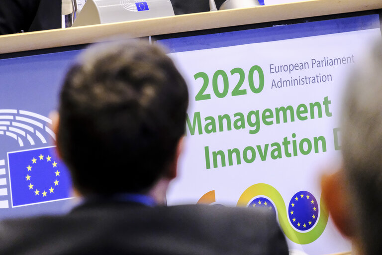 Fotografija 1: EP Management Innovation Day 2020 - European Council Strategic Agenda - Greater Responsibility for our Defense