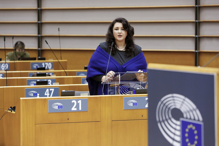 Foto 26: EP Plenary session - The need for a dedicated Council configuration on gender equality