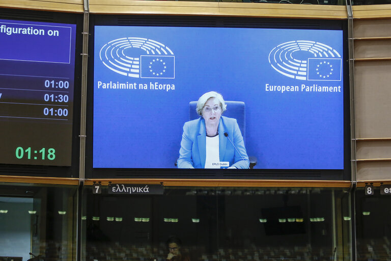 Foto 24: EP Plenary session - The need for a dedicated Council configuration on gender equality