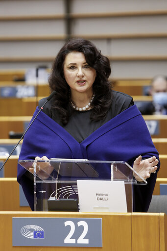 Снимка 25: EP Plenary session - The need for a dedicated Council configuration on gender equality