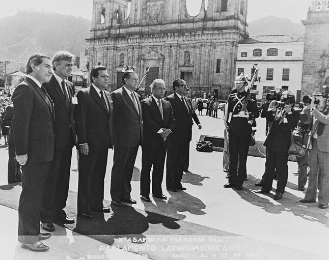 Fotografie 4: 10th meeting of the Latino-American Parliamentary Assembly - Parlamento Latinoamericano - in Bogota, Colombia from 22 to 25 August 1982