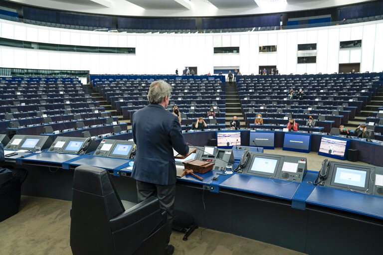 EP plenary session - Opening statement by David SASSOLI, EP President in Strasbourg