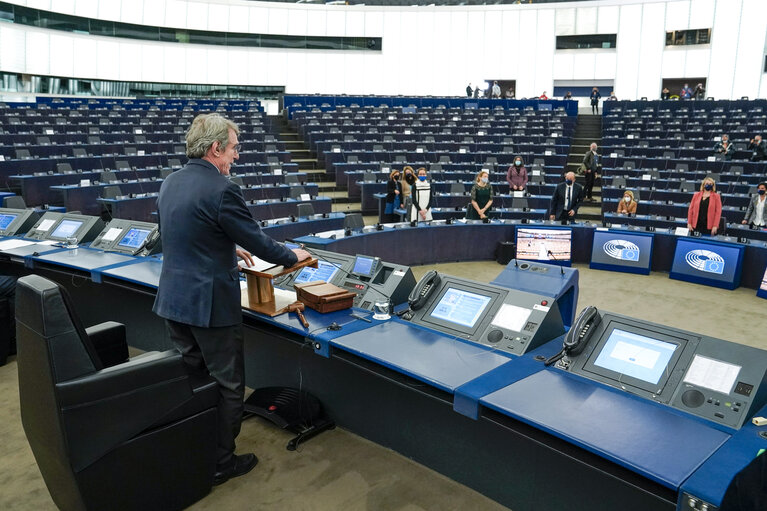 EP plenary session - Opening statement by David SASSOLI, EP President in Strasbourg