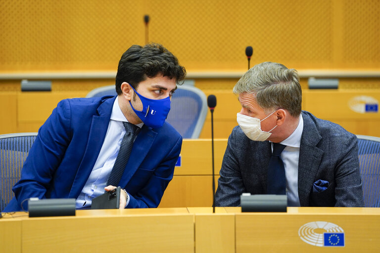 Fotografie 12: Meeting of the EP Conference of President with the participation of Antonio COSTA, Portuguese Prime Minister.