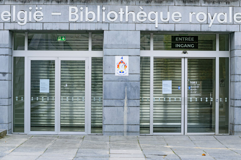 Billede 15: Lockdown situation in Brussels imposed by Belgian authorities to limit the spread of COVID-19 virus