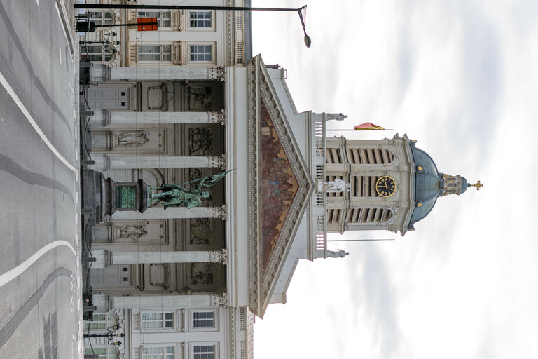 Billede 14: Lockdown situation in Brussels imposed by Belgian authorities to limit the spread of COVID-19 virus