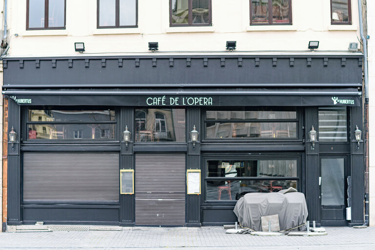 Billede 3: Lockdown situation in Brussels imposed by Belgian authorities to limit the spread of COVID-19 virus