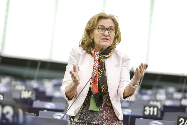 Fotografi 7: EP Plenary session - Conclusions of the European Council meeting of 24-25 March 2022: including the latest developments of the war against Ukraine and the EU sanctions against Russia and their implementation