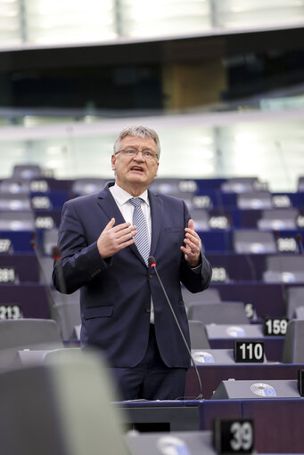 Fotografi 6: EP Plenary session - Conclusions of the European Council meeting of 24-25 March 2022: including the latest developments of the war against Ukraine and the EU sanctions against Russia and their implementation