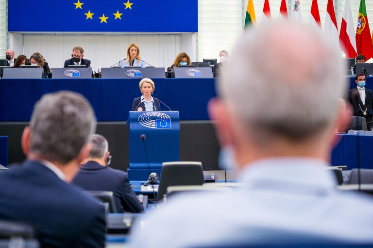 Foto 3: EP Plenary session - Key debate - Conclusions of the European Council meeting of 24-25 March 2022 - including the latest developments of the war against Ukraine and the EU sanctions against Russia and their implementation