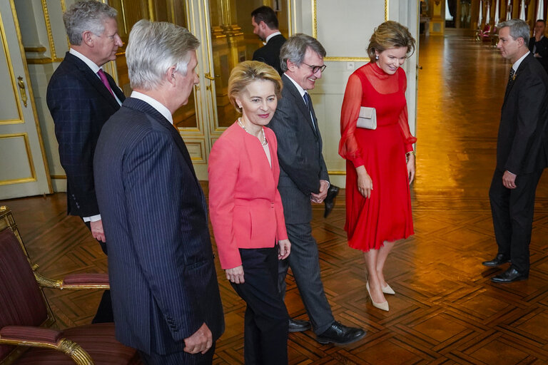 Fotografia 1: New Year reception at the Belgian Royal Palace for European Authorities