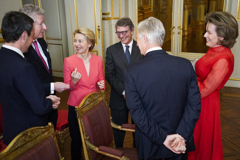 New Year reception at the Belgian Royal Palace for European Authorities