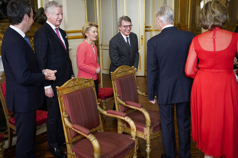 Suriet 3: New Year reception at the Belgian Royal Palace for European Authorities