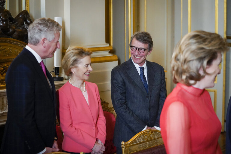 Foto 13: New Year reception at the Belgian Royal Palace for European Authorities