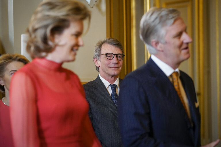 Photo 12 : New Year reception at the Belgian Royal Palace for European Authorities