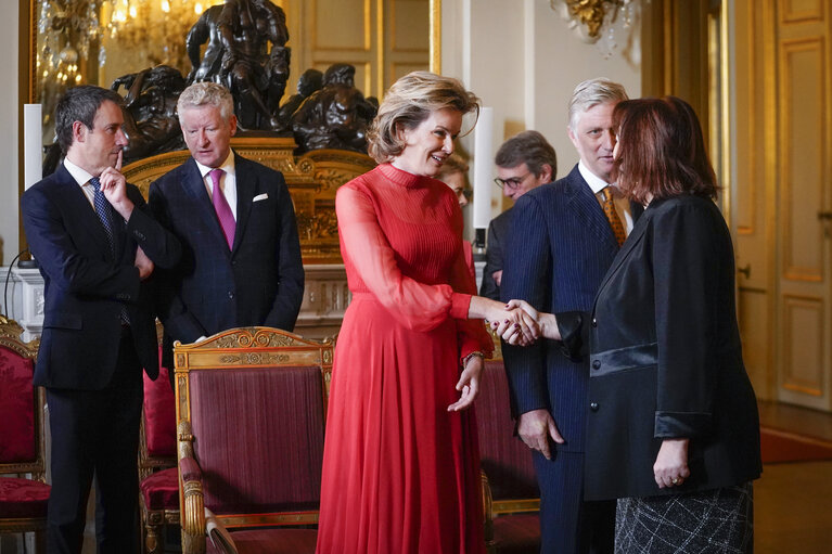 Suriet 16: New Year reception at the Belgian Royal Palace for European Authorities