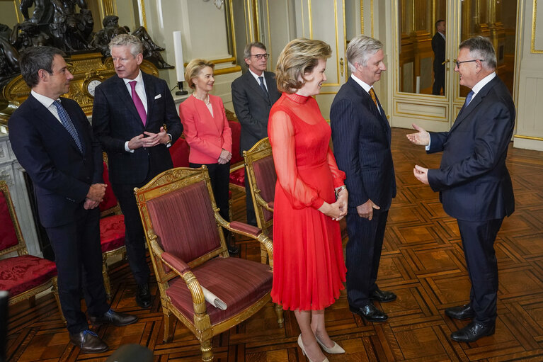 Suriet 18: New Year reception at the Belgian Royal Palace for European Authorities