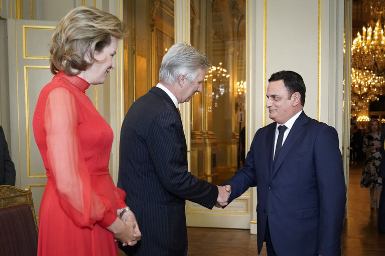 Photo 25: New Year reception at the Belgian Royal Palace for European Authorities