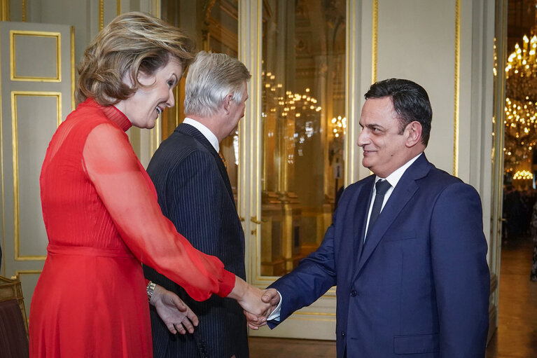 Photo 24 : New Year reception at the Belgian Royal Palace for European Authorities