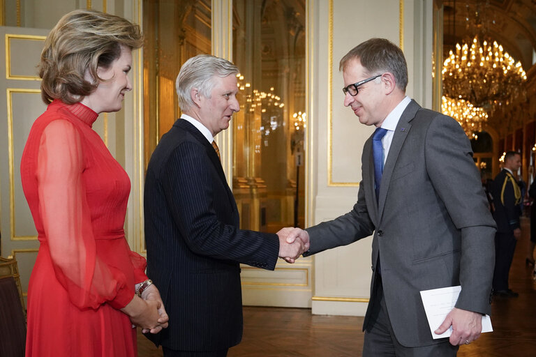 Photo 28 : New Year reception at the Belgian Royal Palace for European Authorities