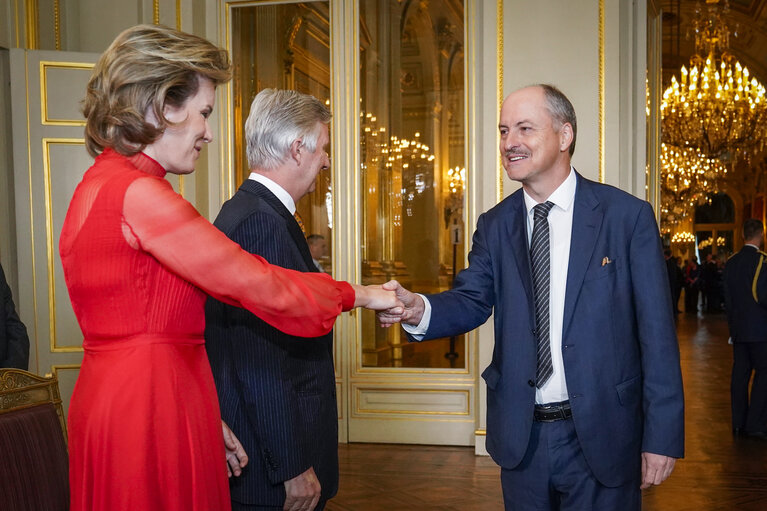 Suriet 27: New Year reception at the Belgian Royal Palace for European Authorities