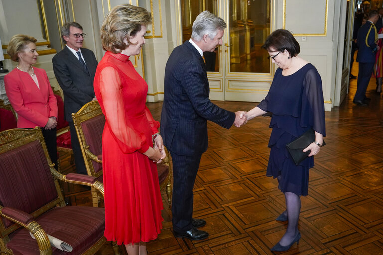 Suriet 39: New Year reception at the Belgian Royal Palace for European Authorities