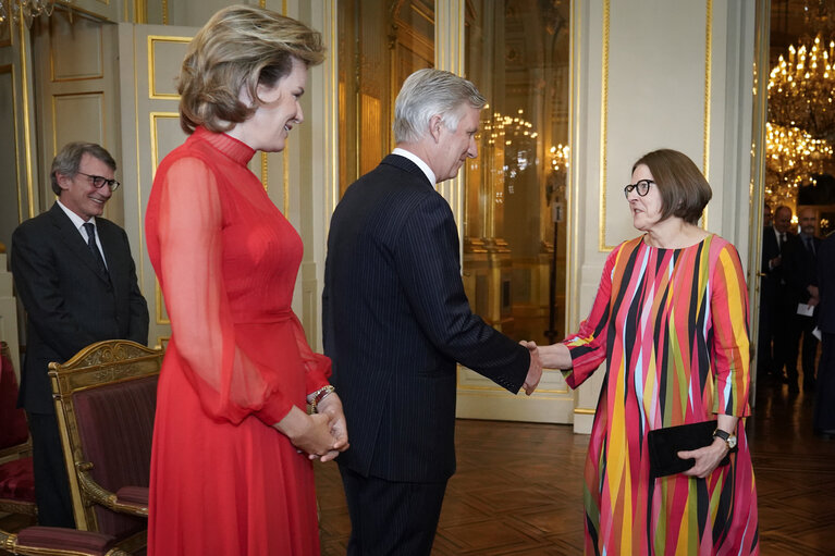 Foto 33: New Year reception at the Belgian Royal Palace for European Authorities