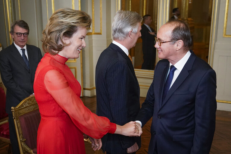 Photo 40: New Year reception at the Belgian Royal Palace for European Authorities